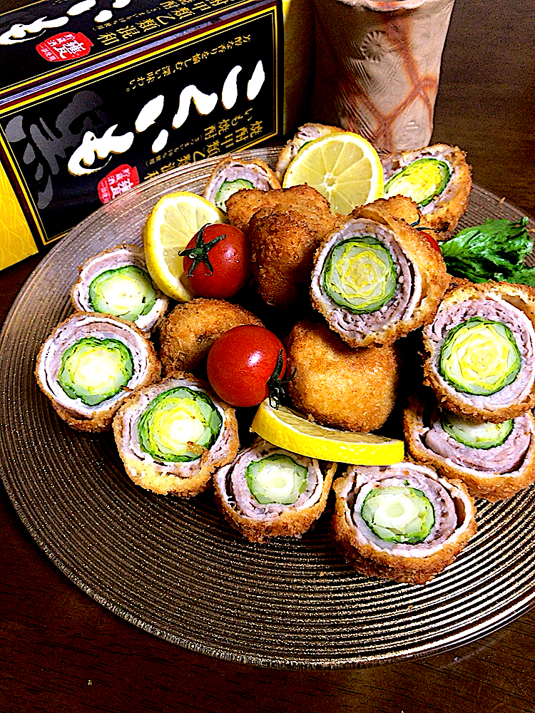 とんちんの料理 揚げない芽キャベツの一口カツ〜ベジカツ